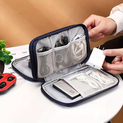 1PC Travel In Style With Our Waterproof Electronic Storage Bag - Perfect For U Disks, Hard Disks, Headphones, And More! - Nimall