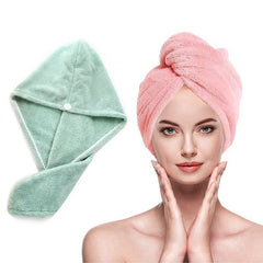 1pc Women's Hair Drying Hat: Quick - Dry Microfiber Towel Cap Hat for Super Absorption and Maximum Hair Drying Speed! - Nimall