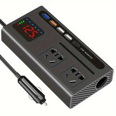 200W Car Inverter 12V DC To 110V/24V DC To 220V Power Converter - Nimall