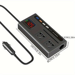 200W Car Inverter 12V DC To 110V/24V DC To 220V Power Converter - Nimall