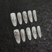 2024 new handmade nail wear nail patch fake nail versatile removable model - Nimall