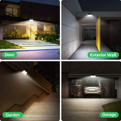 2/4/6Packs Outdoor Solar Light With Motion Sensor Outdoor Solar Light Outdoor Wall Light - Nimall