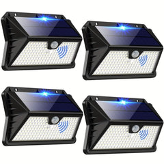 2/4/6Packs Outdoor Solar Light With Motion Sensor Outdoor Solar Light Outdoor Wall Light - Nimall