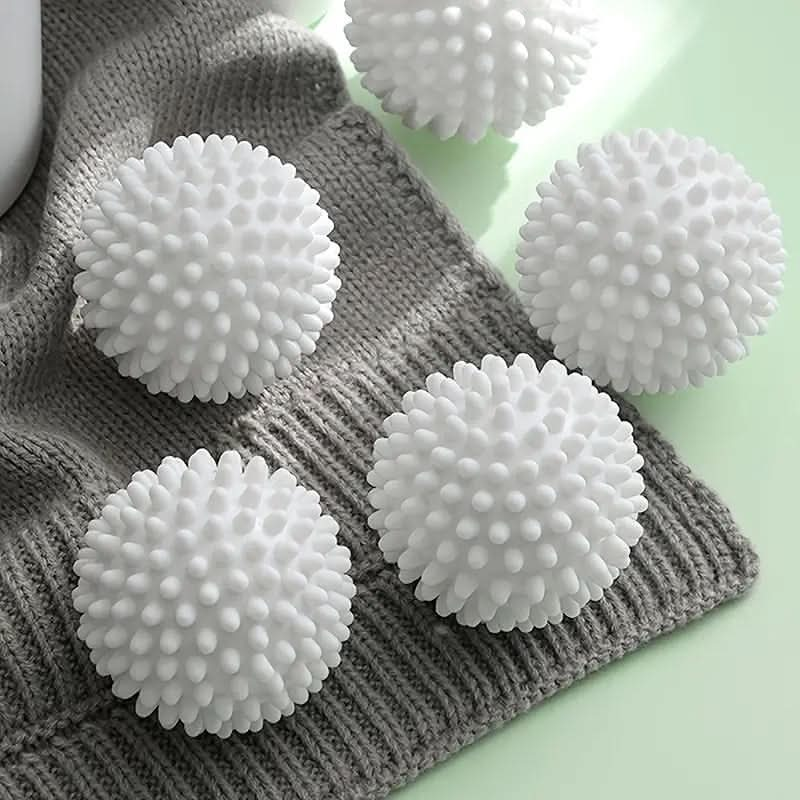 2/6pcs, Reusable Laundry Ball, Laundry Washing Ball For Washing Machine, Laundry Dryer Ball, Fabric Softener Ball, Laundry Drying Ball, Anti - rolling Laundry Ball, To Reduce Wrinkles, Cleaning Supplies, Household Gadgets, Ready For School - Nimall