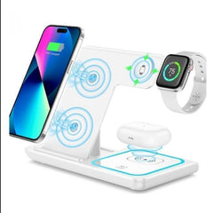 3 - in - 1 Fast Wireless Charging Stand Suitable [KSA stock] AL013 - Nimall