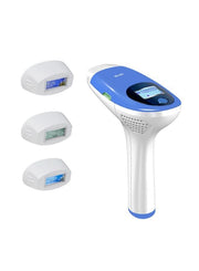 3 - in - 1 Home Laser Hair Removal Device Blue NE126 - Nimall