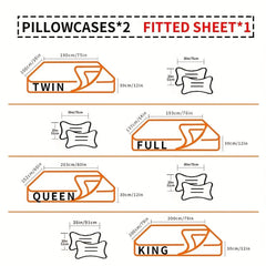 3 - Piece Luxury Fitted Sheet Set - Nimall