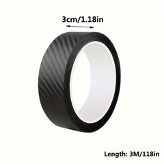 3D Carbon Fiber Sticker Car Threshold Protective Film Anti Scratch Waterproof Matte Black Nano Sticker For Car Body - Nimall