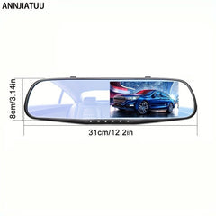 4.3 Inch 1080P Ultra Clear Large Screen Dual Recording Car Recorder - Nimall