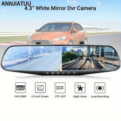 4.3 Inch 1080P Ultra Clear Large Screen Dual Recording Car Recorder - Nimall