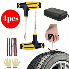 4pcs Car Tire Patch Tool Set Auto Tire Repair Kit Multi Tool Pliers For Car - Nimall