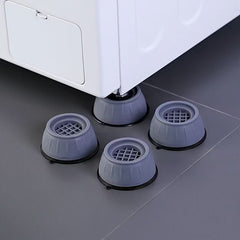 4pcs/set Of Round Anti - Vibration Pads - Anti Shock And Noise Cancelling, Durable Plastic Material Accessory, Stabilizing Washing Machine Support For Reduced Vibration And Noise For Washing Machine - Nimall