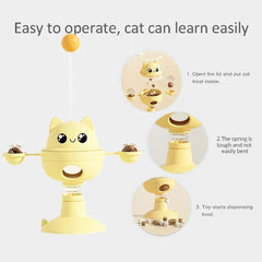 Cat Toys,Cat Toys for Indoor Cats，Interactive Slow Feeder Puzzle Toy，Stimulate Hunting Instincts, Prevent Overeating, and Keep Your Kitty Happy & Active All Day