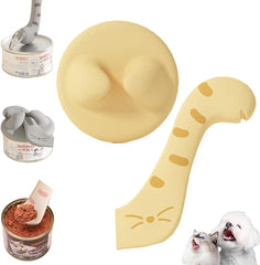 Cat Food Can Lid and Spoon，Pet Food Can Supplies Set