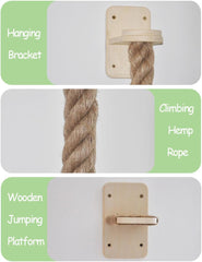Cat Wall Climbing Rope,1.5m Long Cat Scratcher Rope