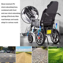 Electric Wheelchair Folding Wheelchair Easily Foldable Fully Automatic