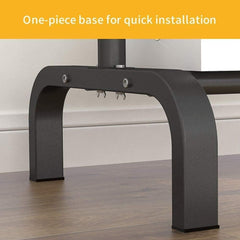 Clothes Rack with Double Rods 110cm, Metal Garment Rack Coat Rack Shoes Rack, Clothes Rail Stand, Multipurpose Clothes Hanger Organizer (Black)