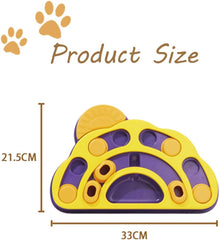 Interactive Dog Puzzle Feeder Toy for IQ Training