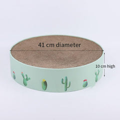 Cat Scratcher, Round Cat Scratch Pad for Indoor Cats