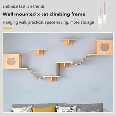Wall Shelf Furniture Set and Perch