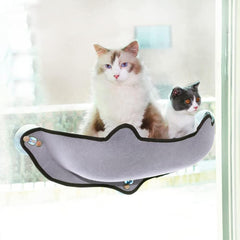 Cat Window Perch,Balcony Cat Seat with Strong Suction Cups, for Cats Up to 10kg (Single layer)