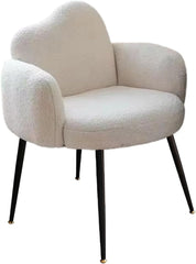 Minimalist Accent Armchair with Ergonomic Cloud Backrest