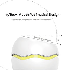 3 in 1 Raised Cat Bowl Set,Tilted Elevated Pet Feeding Bowl
