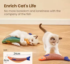 Cat Toys Fish with Catnip - Rustling Sound ,2pcs