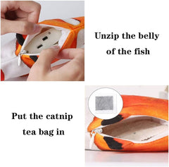 Electric Moving Fish Cat Toy