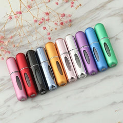 5ml Portable Perfume Spray Bottle - Refillable Mini Atomizer for Travel - Cosmetic Pump Dispenser - Convenient and Easy to Use - Nimall