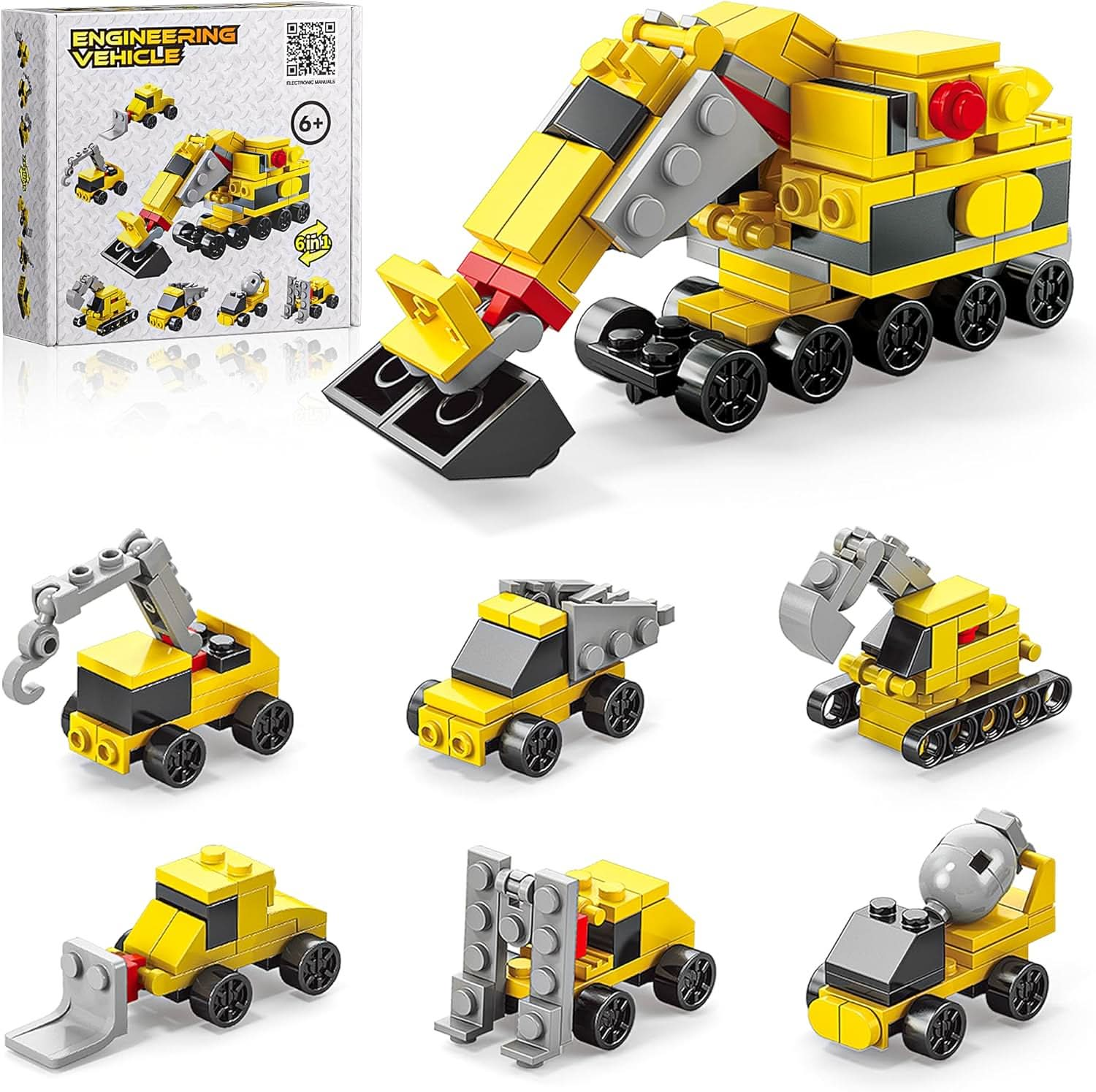 6 - in - 1 construction vehicle toy set LK071 - Nimall