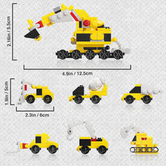 6 - in - 1 construction vehicle toy set LK071 - Nimall