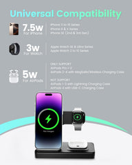 Wireless Charger iPhone Charging Station: 3 in 1