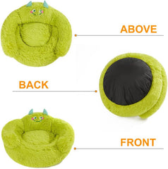 Soft Dog and Cat Bed,Indoor High Cushion Dog Bed