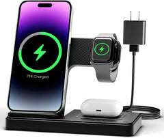 Wireless Charger iPhone Charging Station: 3 in 1