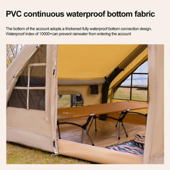 Inflatable Camping Tents with Pump, Large Family Tent