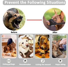 Dog Muzzle,Comfortable Breathable Mesh Soft Fabric