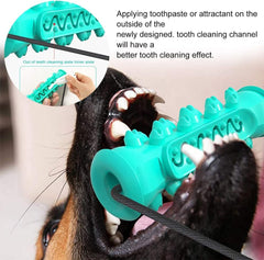 Dog Suction Cup Chew Toy with Rope, Blue
