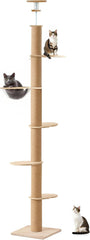 Cat Tree for Indoor Cats, 5 Level Cat Climbing Tower