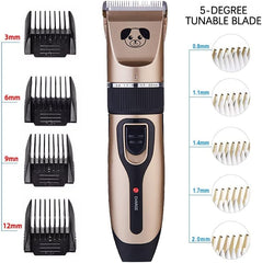 13 Pcs Dog Shaver Clippers, Low Noise Electric Cordless Dog Grooming Supplies