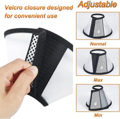 Cat and Dog Cone Collar, Adjustable Recovery Pet Cat Neck Cone