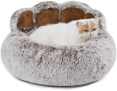 Calming Dog and Cat Bed,Indoor High Cushion Dog Bed
