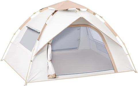 Automatic Pop Up Camping Tent, 2/4/6/8 Person Waterproof Portable Dome Tent with Carry Bag