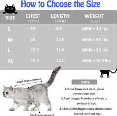 Cat Recovery Suit for Cats, After Surgery, Wound Protection, Blue Stripe S