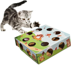 Cat Interactive Toys,Feathered Toy for Indoor Cats,Promotes Cat Exercise(Green)
