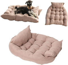 3 in 1 Dog Sofa Bed,Water Resistant Bed for Small