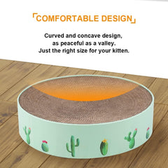 Cat Scratcher, Round Cat Scratch Pad for Indoor Cats