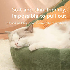 Plush Pet Bed, Sofa Pet Kennel, Thickened Non-Slip Soft Pet Bed