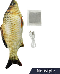 Electric Moving Fish Cat Toy, Floppy Fish Cat Toy, Yellow