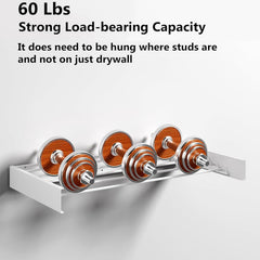 Mylindde Wall Mounted Drying Rack, Foldable Wall Mount Laundry
